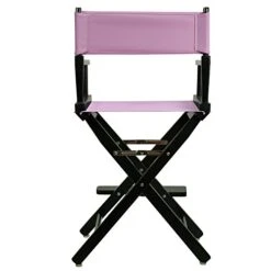 Casual Home 220-02/021-22 Director Chair 24" - Counter Height BlackFrame/Pink Canvas -Home Table Chair Store 41ZNLou7bcL