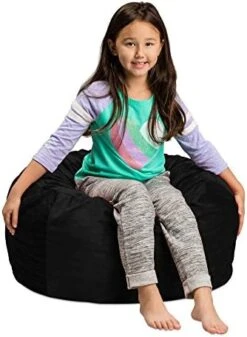 Sofa Sack - Plush, Ultra Soft Kids Bean Bag Chair - Memory Foam Bean Bag Chair With Microsuede Cover - Stuffed Foam Filled Furniture And Accessories For Kids Room - 2' Royal Blue -Home Table Chair Store 41Zj 7P4LUL. AC