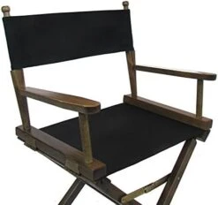 TLT Personalized Imprinted Gold Medal Contemporary 30" Bar Height Walnut Frame Directors Chair - Royal Blue -Home Table Chair Store 41ZvMzcU5VL. AC