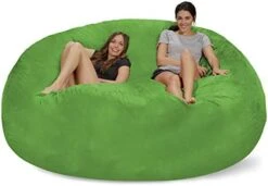 Chill Sack Bean Bag Chair Cover, 8-feet, Microsuede - Purple -Home Table Chair Store 41atuujiXL. AC