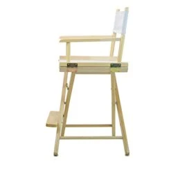 Casual Home 24" Director's Chair Natural Frame With White Canvas, Counter Height 8 Casual Home 24" Director's Chair Natural Frame With White Canvas, Counter Height -Home Table Chair Store 41ax0eLhoIL