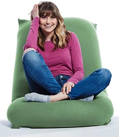 Yogibo Short Bean Bag Chair For Teens, Adults, Plush, Soft Lounge Beanbag For Gaming, Reading, And Relaxing, Removable, Washable Outer Cover, Light Gray 10 Yogibo Short Bean Bag Chair For Teens, Adults, Plush, Soft Lounge Beanbag For Gaming, Reading, And Relaxing, Removable, Washable Outer Cover, Light Gray - Image 8