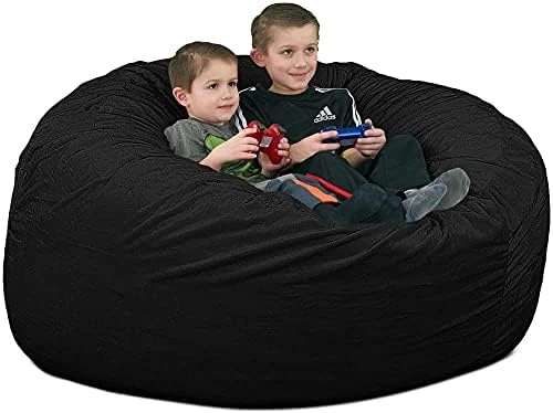 ULTIMATE SACK 4000 (4 Ft.) Bean Bag Chair Cover In Multiple Colors: Cover ONLY. (4000, Electric Blue Suede) 12 ULTIMATE SACK 4000 (4 Ft.) Bean Bag Chair Cover In Multiple Colors: Cover ONLY. (4000, Electric Blue Suede) - Image 10