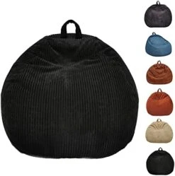 Bean Bag Chairs Cover (No Filler),Bean Bag Cover,Stuffed Animal Storage Bean Bag,Bean Bag For Kids,Adults,Teens,36 X 45 In Blue Bean Bag -Home Table Chair Store 41bLrjJ9cpL. AC