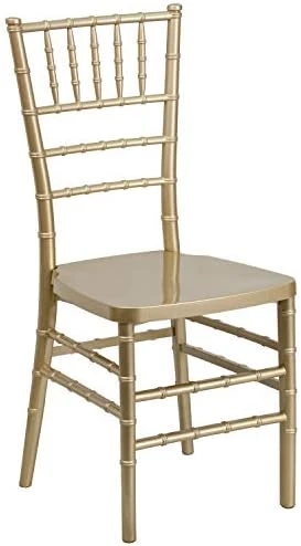 Flash Furniture 2 Pack HERCULES PREMIUM Series Gold Resin Stacking Chiavari Chair 9 Flash Furniture 2 Pack HERCULES PREMIUM Series Gold Resin Stacking Chiavari Chair - Image 7