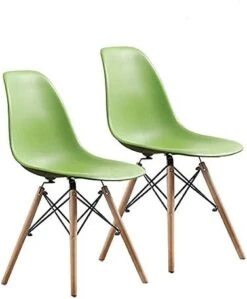 Buschman Mid Century Modern Dining Room Chairs, White, Set Of 4 -Home Table Chair Store 41c2r8I4loL. AC