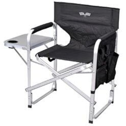 Ming's Mark SL1204BKFL Directors Chair With Table