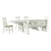 Picket House Furnishings Stanford 6PC Dining Set In White -Home Table Chair Store 41cSvmeYUzL