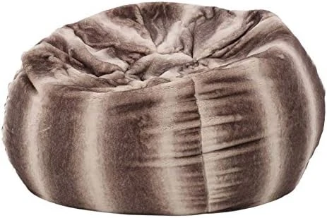 Heavy Metal Inc Meridian Bean Bag Plush Faux Fur Chair | Comfortable And Fun Beanbag For The Whole Family| Non-Spill Memory Foam Filling (Ash White) 11 Heavy Metal Inc Meridian Bean Bag Plush Faux Fur Chair | Comfortable And Fun Beanbag For The Whole Family| Non-Spill Memory Foam Filling (Ash White) - Image 9