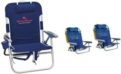 Tommy Bahama Big Boy 4-Position Folding 13" High Seat Backpack Beach Or Camping Chair, Aluminum, Navy 14 Tommy Bahama Big Boy 4-Position Folding 13" High Seat Backpack Beach Or Camping Chair, Aluminum, Navy -Home Table Chair Store 41dj4DLVuhL. AC