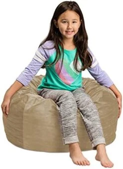 Sofa Sack - Plush, Ultra Soft Kids Bean Bag Chair - Memory Foam Bean Bag Chair With Microsuede Cover - Stuffed Foam Filled Furniture And Accessories For Kids Room - 2' Royal Blue -Home Table Chair Store 41dm1tixX4L. AC