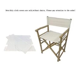 RXJYT Casual Home Director Chair Replacement Cover Used For Bamboo Director's Chair Seat And Back Dedicated Canvas Cover Washable Replacement Sleeve -Home Table Chair Store 41ecqTVpB6L