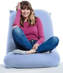 Yogibo Short Bean Bag Chair For Teens, Adults, Plush, Soft Lounge Beanbag For Gaming, Reading, And Relaxing, Removable, Washable Outer Cover, Light Gray 30 Yogibo Short Bean Bag Chair For Teens, Adults, Plush, Soft Lounge Beanbag For Gaming, Reading, And Relaxing, Removable, Washable Outer Cover, Light Gray -Home Table Chair Store 41exq4BIgL. AC