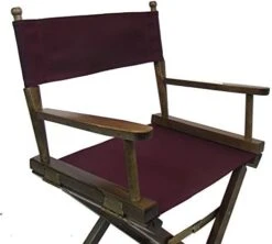 TLT Personalized Imprinted Gold Medal Contemporary 30" Bar Height Walnut Frame Directors Chair - Royal Blue -Home Table Chair Store 41fTfVJ4FeL. AC