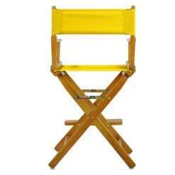 Casual Home 220-05/021-34 Director Chair 24" - Counter Height Honey OakFrame/Gold Canvas -Home Table Chair Store 41fa1VWUSAL