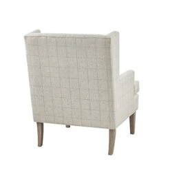 MARTHA STEWART Decker Accent Chairs-Solid Wood, Wingback, Deep Seating Armchair Living Room Furniture Modern Contemporary Style Sofa Decor-Bedroom Lounge, See Below, Beige 10 MARTHA STEWART Decker Accent Chairs-Solid Wood, Wingback, Deep Seating Armchair Living Room Furniture Modern Contemporary Style Sofa Decor-Bedroom Lounge, See Below, Beige -Home Table Chair Store 41fcUj4kz4L