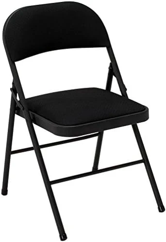 COSCO Fabric Folding Chairs, Black (4-pack) 7 COSCO Fabric Folding Chairs, Black (4-pack) - Image 5