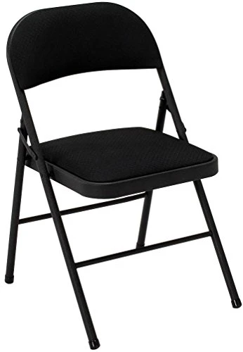 COSCO Fabric Folding Chairs, Black (4-pack) 3 COSCO Fabric Folding Chairs, Black (4-pack)