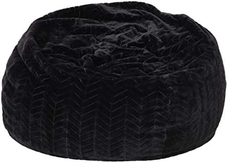 Heavy Metal Inc Meridian Bean Bag Plush Faux Fur Chair | Comfortable And Fun Beanbag For The Whole Family| Non-Spill Memory Foam Filling (Ash White) 9 Heavy Metal Inc Meridian Bean Bag Plush Faux Fur Chair | Comfortable And Fun Beanbag For The Whole Family| Non-Spill Memory Foam Filling (Ash White) - Image 7