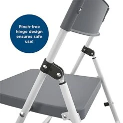 COSCO Kid's 3-Piece Activity Set With Folding Chairs, Cool Gray 10 COSCO Kid's 3-Piece Activity Set With Folding Chairs, Cool Gray -Home Table Chair Store 41fpjzvvAnL