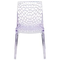 Flash Furniture Vision Series Transparent Stacking Side Chair -Home Table Chair Store 41gH3gZPXqL