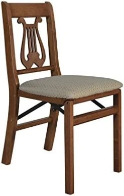 Stakmore Music Back Folding Chair Finish, Set Of 2, Cherry -Home Table Chair Store 41gHM90wqL. AC