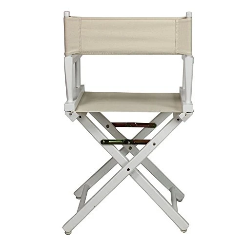 Casual Home 18" Director's Chair White Frame With Wheat Canvas 3 Casual Home 18" Director's Chair White Frame With Wheat Canvas