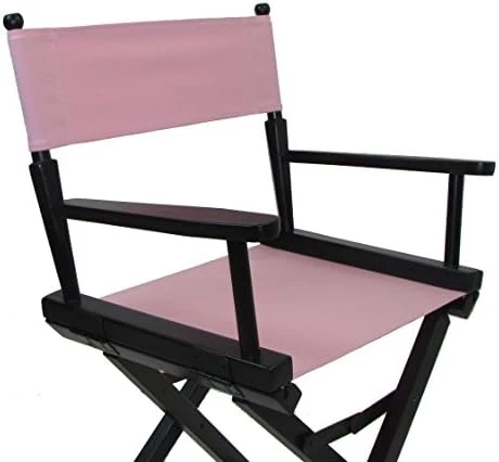 Personalized Imprinted Gold Medal Contemporary 18" Table Height Black Frame Directors Chair - Black 10 Personalized Imprinted Gold Medal Contemporary 18" Table Height Black Frame Directors Chair - Black - Image 8