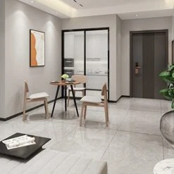 SENGLIDA Round Modern Wooden Dining Table Cocktail Table With Aluminum Legs For Kitchen Living Room Leisure Coffee Table, Light, Self-Assembly,27"*30" (W*H)