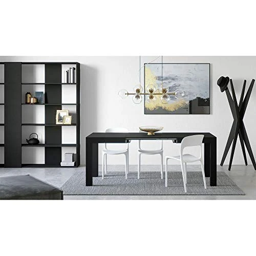 Mobili Fiver, First Extendable Table, Rustic Oak, Laminate-Finished, Made In Italy 3 Mobili Fiver, First Extendable Table, Rustic Oak, Laminate-Finished, Made In Italy