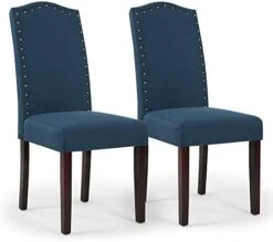 LSSPAID Dining Chairs Set Of 4, High Back Fabric Upholstered Parsons Dining Room Chairs, Nail Head Trim Dining Chair, Turquoise 19 LSSPAID Dining Chairs Set Of 4, High Back Fabric Upholstered Parsons Dining Room Chairs, Nail Head Trim Dining Chair, Turquoise -Home Table Chair Store 41halCZ0EL. AC