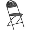 Flash Furniture 2 Pack HERCULES Series 650 Lb. Capacity Black Plastic Fan Back Folding Chair 1 Flash Furniture 2 Pack HERCULES Series 650 Lb. Capacity Black Plastic Fan Back Folding Chair -Home Table Chair Store 41hfdid5GvL