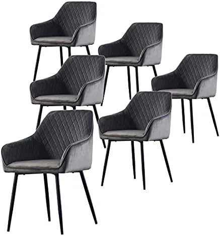 KEIVVAKN Velvet Dining Chairs Set Of 4 Green Velvet Upholstered Chairs For Dining Room Modern Tufted Dining Chair With Arms 15 KEIVVAKN Velvet Dining Chairs Set Of 4 Green Velvet Upholstered Chairs For Dining Room Modern Tufted Dining Chair With Arms - Image 13