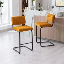 ONEVOG Mid Century Modern Dining Chairs, Boucle Dining Chair With Gold Metal Base, Upholstered Dining Chair, Armless Accent Chair Set Of 2 For Kitchen, Dining Room, Living Room, Khaki -Home Table Chair Store 41i0EI4mJAL. AC