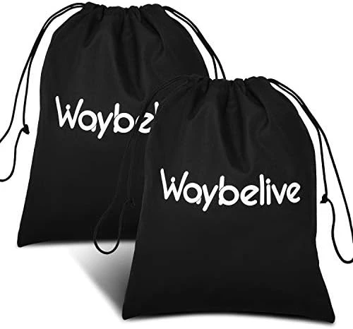 Waybelive 2 Pieces Bean Bag Game Carrying Bag, Canvas Cornhole Carrying Case With Cornhole Bean Bag Tote Carry Case, Weatherproof Bags, Black 8 Waybelive 2 Pieces Bean Bag Game Carrying Bag, Canvas Cornhole Carrying Case With Cornhole Bean Bag Tote Carry Case, Weatherproof Bags, Black - Image 6