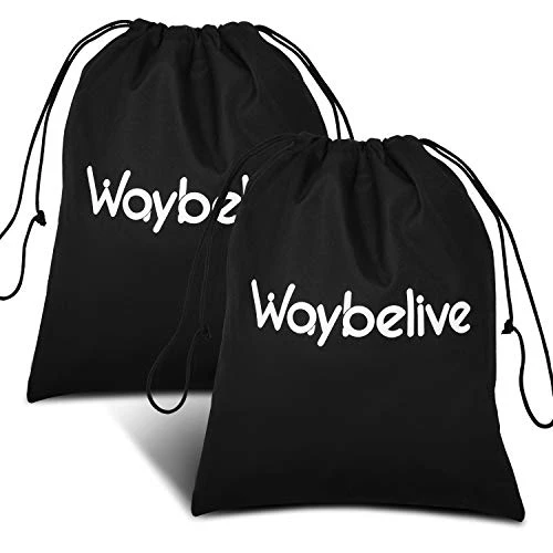 Waybelive 2 Pieces Bean Bag Game Carrying Bag, Canvas Cornhole Carrying Case With Cornhole Bean Bag Tote Carry Case, Weatherproof Bags, Black 3 Waybelive 2 Pieces Bean Bag Game Carrying Bag, Canvas Cornhole Carrying Case With Cornhole Bean Bag Tote Carry Case, Weatherproof Bags, Black