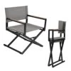 Grand Patio Outdoor & Indoor Aluminum Mesh Folding Directors Chair Folding Camping Chair Hunting Chair Easy Carry For Garden Pool, Les Vans Grey 1 Grand Patio Outdoor & Indoor Aluminum Mesh Folding Directors Chair Folding Camping Chair Hunting Chair Easy Carry For Garden Pool, Les Vans Grey -Home Table Chair Store 41jkNvo0wVL