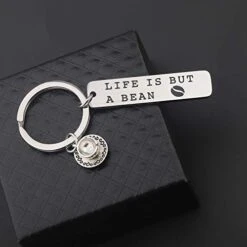 Lywjyb Birdgot Coffee Lovers Gifts Life Is But A Bean Keychain Gift For Best Friends BFF Gift 12 Lywjyb Birdgot Coffee Lovers Gifts Life Is But A Bean Keychain Gift For Best Friends BFF Gift -Home Table Chair Store 41kdOkMAyEL