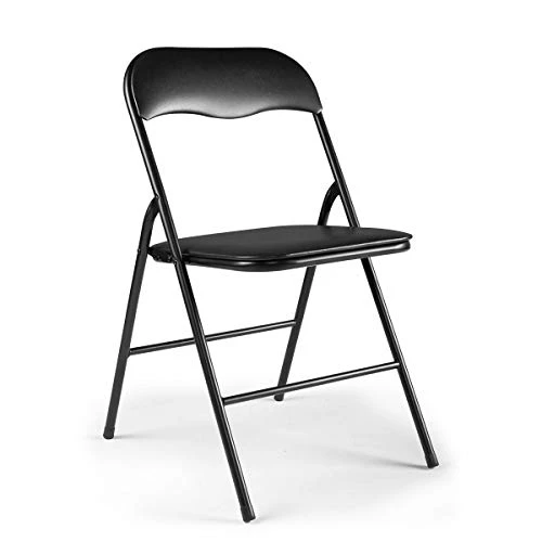 LAZYMOON 6-Pack Plastic Folding Chairs Wedding Banquet Seat Premium Party Event Chair Black 8 LAZYMOON 6-Pack Plastic Folding Chairs Wedding Banquet Seat Premium Party Event Chair Black - Image 6