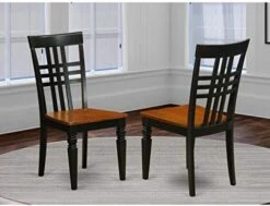 East West Furniture LGC-BCH-W Dining Chairs, Black & Cherry 10 East West Furniture LGC-BCH-W Dining Chairs, Black & Cherry -Home Table Chair Store 41lQcNx1DZL. AC