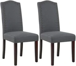 LSSPAID Dining Chairs Set Of 4, High Back Fabric Upholstered Parsons Dining Room Chairs, Nail Head Trim Dining Chair, Turquoise 20 LSSPAID Dining Chairs Set Of 4, High Back Fabric Upholstered Parsons Dining Room Chairs, Nail Head Trim Dining Chair, Turquoise -Home Table Chair Store 41mHvir GYL. AC