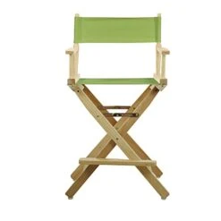 Casual Home 220-00/021-72 Director Chair 24" - Counter Height Natural Frame/Lime Green Canvas -Home Table Chair Store 41miKbS5qiL