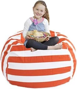 CALA Stuffed Animal Storage Bean Bag Chair-Cover Only- Extra Large 38" Kids Soft Toy Storage - 100% Cotton Canvas Bean Bag Chair(Camouflage) -Home Table Chair Store 41n2VQXlilL. AC