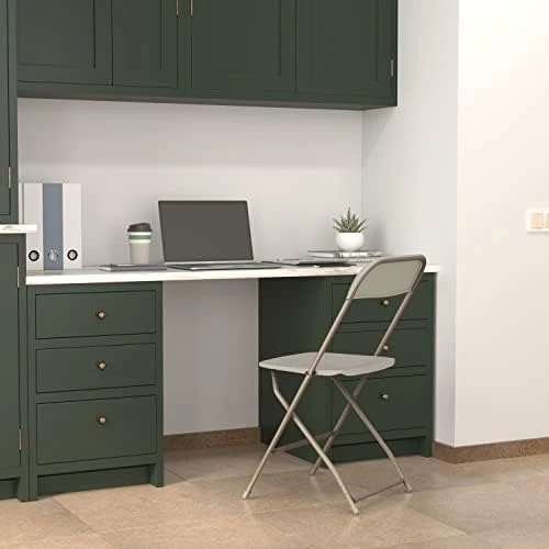 Flash Furniture Hercules Series Plastic Folding Chair - White - 10 Pack 650LB Weight Capacity Comfortable Event Chair-Lightweight Folding Chair 12 Flash Furniture Hercules Series Plastic Folding Chair - White - 10 Pack 650LB Weight Capacity Comfortable Event Chair-Lightweight Folding Chair - Image 10