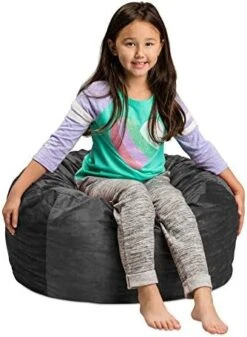 Sofa Sack - Plush, Ultra Soft Kids Bean Bag Chair - Memory Foam Bean Bag Chair With Microsuede Cover - Stuffed Foam Filled Furniture And Accessories For Kids Room - 2' Royal Blue -Home Table Chair Store 41nBQFgbgL. AC