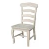 International Concepts Country French Chair With Solid Seat, Unfinished -Home Table Chair Store 41nCzs1DF3L