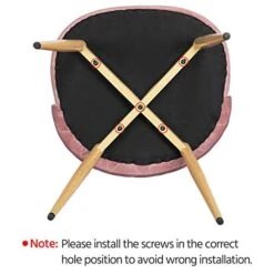 Yaheetech Dining Chairs Kitchen Chairs Living Room Chairs Vanity Chairs Upholstered Side Chairs Makeup Chairs With Soft Velvet Seat Backrest And Wooden Style Metal Legs Set Of 4, Pink 10 Yaheetech Dining Chairs Kitchen Chairs Living Room Chairs Vanity Chairs Upholstered Side Chairs Makeup Chairs With Soft Velvet Seat Backrest And Wooden Style Metal Legs Set Of 4, Pink -Home Table Chair Store 41nIncwf6FL