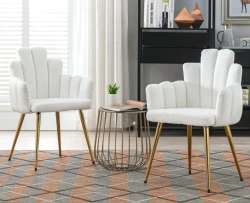 CIMOTA Black Dining Chairs Set Of 2 Velvet Upholstered Comfy Living Room Chairs Modern Finger Shape Back Vanity Chair With Arms For Makeup Room/Bedroom, 2PCS 15 CIMOTA Black Dining Chairs Set Of 2 Velvet Upholstered Comfy Living Room Chairs Modern Finger Shape Back Vanity Chair With Arms For Makeup Room/Bedroom, 2PCS - Image 13