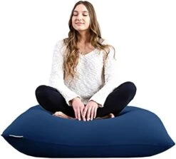 Yogibo Mini Bean Bag, Small Beanbag Chair For Kids, Teens And Adults, Great For Meditation And Sitting, Fibead Filling Conforms To Body, Washable, Removable Cover, Light Grey -Home Table Chair Store 41oniZTGrxL. AC