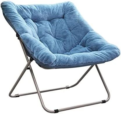 Tiita Saucer Chair, Soft Faux Fur Oversized Folding Accent Chair, Soft Furry Lounge Lazy Chair, Metal Frame Moon Chair For Bedroom, Living Room, Dorm Rooms, Garden And Courtyard 16 Tiita Saucer Chair, Soft Faux Fur Oversized Folding Accent Chair, Soft Furry Lounge Lazy Chair, Metal Frame Moon Chair For Bedroom, Living Room, Dorm Rooms, Garden And Courtyard - Image 14